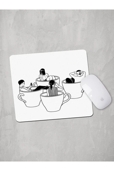 Panorama Ajans Minimal Fincan Mouse Pad ürün görseli 1