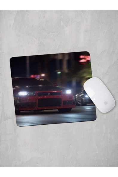 Panorama Ajans Nissan Gtr R34 Kırmızı Nfs Payback Mouse Pad - 1