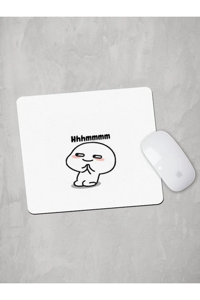 Panorama Ajans Minimal Çizim Hhmmm Mouse Pad - 1