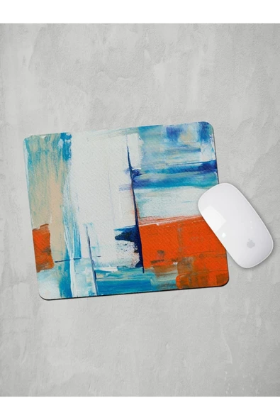 Panorama Ajans Minimal Fırça Darbesi Renkli Tasarım Mouse Pad ürün görseli 1