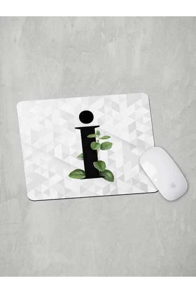 Panorama Ajans I Harfi Yeşil Yapraklı Mouse Pad ürün görseli 1