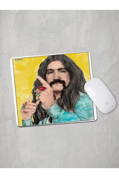 Panorama Ajans Barış Manço Mouse Pad ürün görseli 1