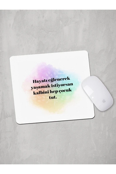 Panorama Ajans Motivasyon Sözlü Renkli Tasarım Mouse Pad ürün görseli 1