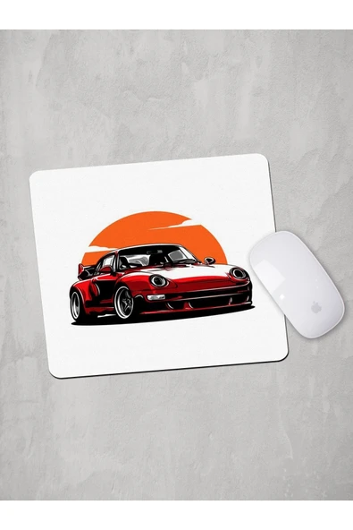 Panorama Ajans Günbatımı Araba Mouse Pad ürün görseli 1