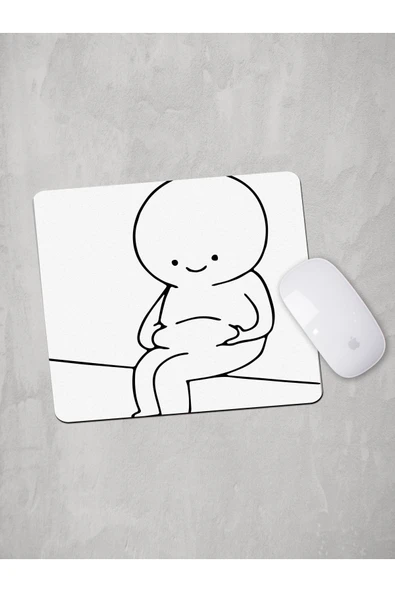 Panorama Ajans Minimal Göbekli Tasarım Mouse Pad - 1