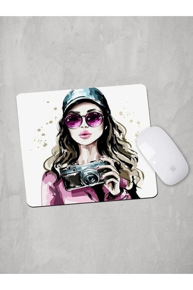 Panorama Ajans Tumblr Fotoğrafçı Kız Mouse Pad ürün görseli 1