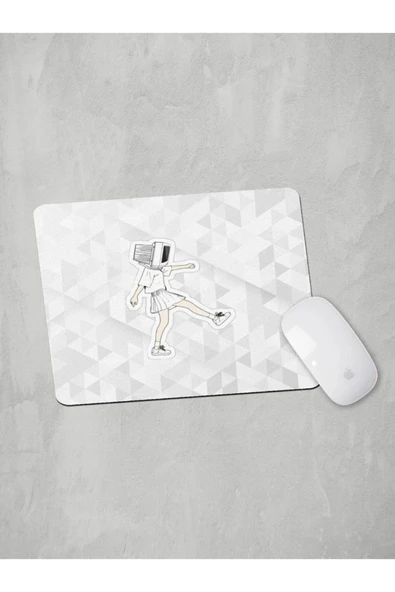Panorama Ajans Gotik Tv Kafa Sticker Tasarım Mouse Pad - 1