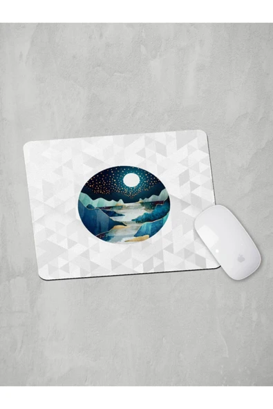 Panorama Ajans Dolunay Yakamoz Çizimli Mouse Pad - 1