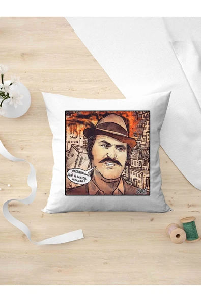 Panorama Ajans Yeşil Çam Severlere Fuat Abi Tasarımlı Arkadaşa Kişiye Hediyelik Yastık Kılıfı ürün görseli