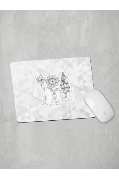 Panorama Ajans Kimya Severlere Deney Tüpü Saksı Sticker Mouse Pad ürün görseli 1