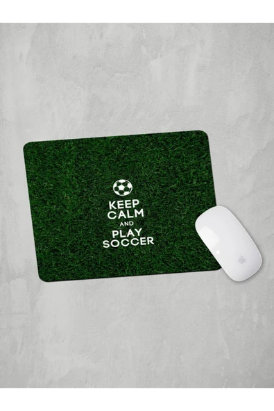 Panorama Ajans Futbol Severlere Özel Sakin Ol Ve Futbol Oyna Play Soccer Mouse Pad - 1