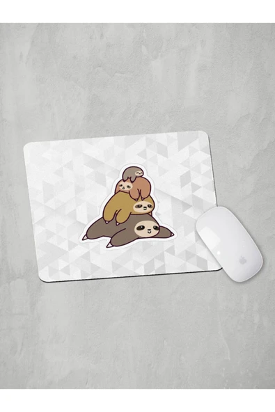 Panorama Ajans Cute Tatlı Sticker Tasarrım Mouse Pad ürün görseli 1