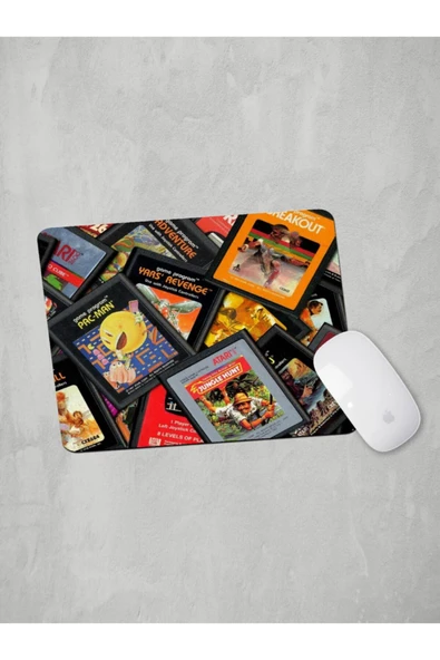 Panorama Ajans Atari Retro Kaset Oyunlar Mouse Pad ürün görseli 1