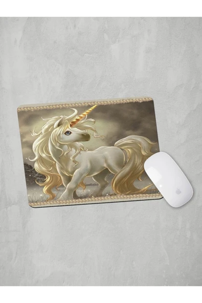 Panorama Ajans Unicorn At Beyaz Mouse Pad