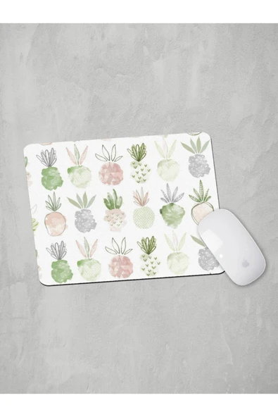 Panorama Ajans Pineapple Ananas Çizim Yağlı Boya Mouse Pad ürün görseli 1