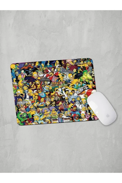 Panorama Ajans Simpsons Simpsonlar Karışık Çizgi Dizi Mouse Pad ürün görseli 1