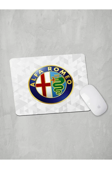 Panorama Ajans Alfa Romeo Araba Car Logo Üç Boyutlu Mouse Pad ürün görseli 1