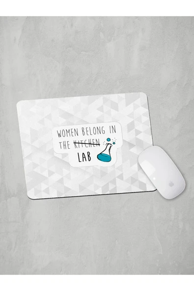Panorama Ajans Laborant Kadınlar Için Sticker Mouse Pad ürün görseli 1