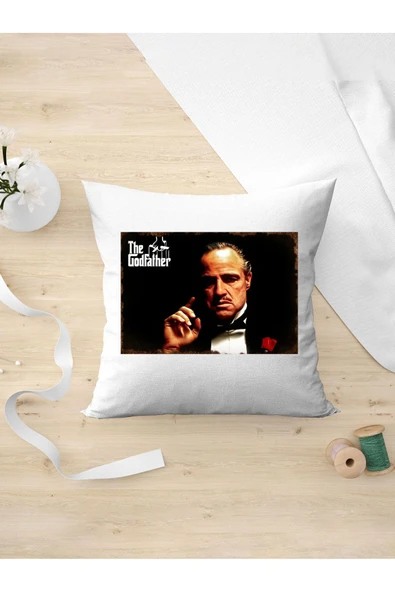 Panorama Ajans Film Severlere The Godfather Tasarım Oda Dekoru Arkadaşa Kişiye Hediyelik Yastık Kılıfı ürün görseli 1