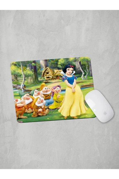 Panorama Ajans Pamuk Prenses Ve Yedi Cüceler Çizgi Film Mouse Pad ürün görseli 1