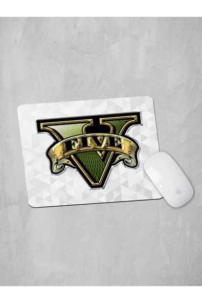 Panorama Ajans Gta Severlere Gta V Tasarım Logo Mouse Pad - 1
