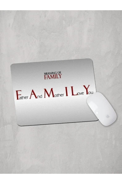 Panorama Ajans Aileye Hediye Anne Ve Baba Anneler Günü Mouse Pad ürün görseli 1