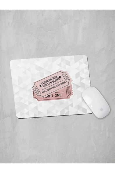 Panorama Ajans Filmseverlere Arkadaşa Sevgiliye Hediye Ticket Mouse Pad ürün görseli 1