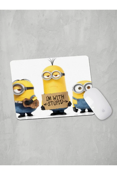 Panorama Ajans Minions Minyonlar Aptal Stupid En Yakın Arkadaş Mouse Pad ürün görseli 1