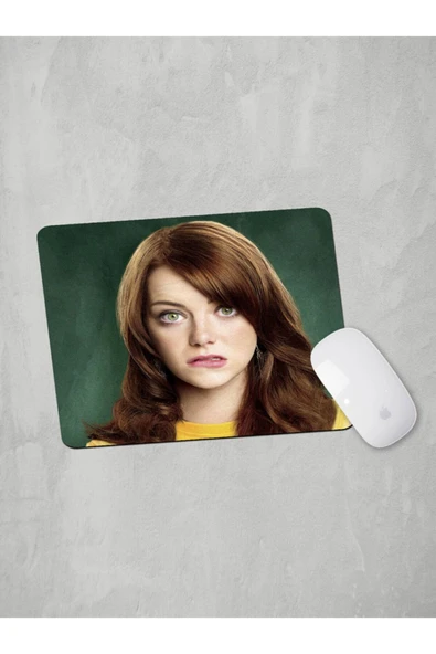 Panorama Ajans Emma Stone Sweet Hoş Tatlı Fotoğraf Mouse Pad ürün görseli 1