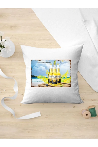 Panorama Ajans Retro Severlere Arkadaşa Kişiye Hediyelik Corona Oda Dekoru Yastık Kılıfı ürün görseli 1