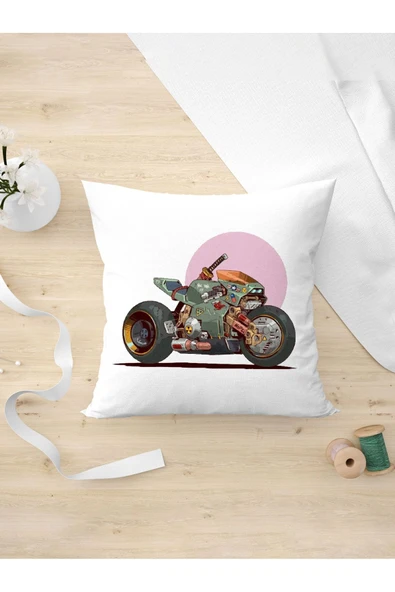 Panorama Ajans Minimalist Motor Severlere Tasarım Oda Dekoru Arkadaşa Kişiye Hediyelik Yastık Kılıfı ürün görseli