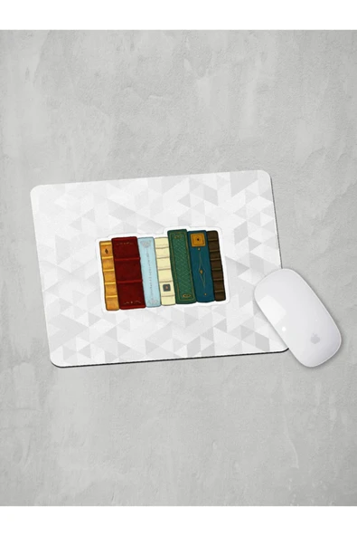 Panorama Ajans Mini Kitaplık Sticker Mouse Pad - 1