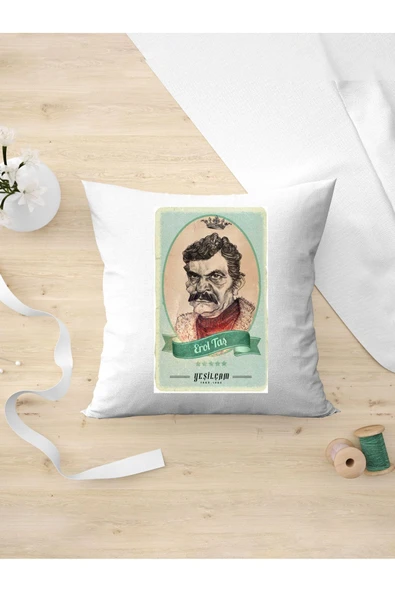 Panorama Ajans Yeşil Çam Severlere Ibrahim Kurt Tasarımlı Arkadaşa Kişiye Hediyelik Yastık Kılıfı ürün görseli