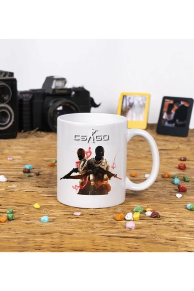 Panorama Ajans Cs Go 2 Logo Tasarım Hediye Gamer Beyaz Kupa Bardak ürün görseli