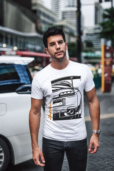 Panorama Ajans Toyota Supra Baskılı T-Shirt ürün görseli 1
