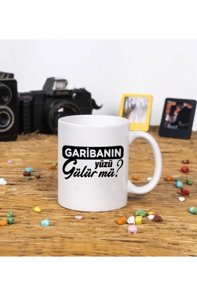 Panorama Ajans Beyaz Garibanın Yüzü Gülür Mü? Tasarım Eğlenceli Kupa Bardak 2 ürün görseli 1