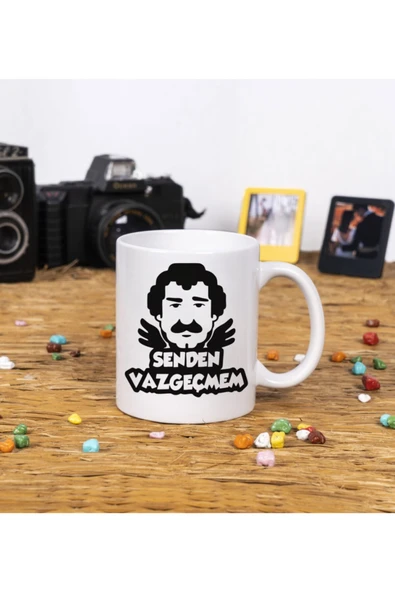 Panorama Ajans Beyaz Senden Vazgeçmem Diyen Kupa Bardak ürün görseli 1