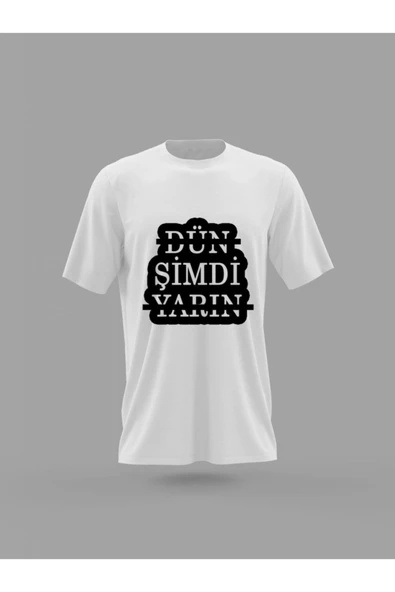 Panorama Ajans Dün Şimdi Yarın Baskılı T-shirt ürün görseli 1