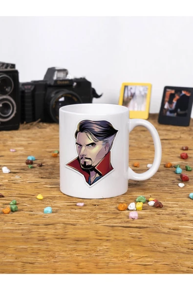 Panorama Ajans Beyaz Dr. Strange Marvel Tasarım Yenilmezler  Kupa Bardak ürün görseli 1