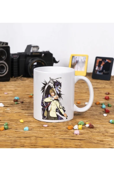 Panorama Ajans Death Note Tasarım Baskılı Beyaz Kupa Bardak ürün görseli