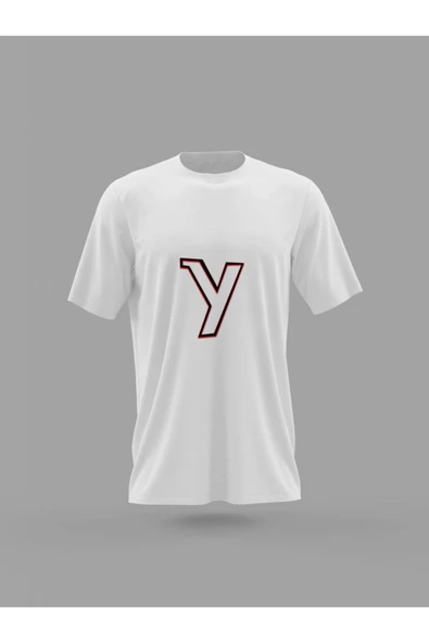 Panorama Ajans Unisex Y Harfi Baskılı T-shirt ürün görseli 1