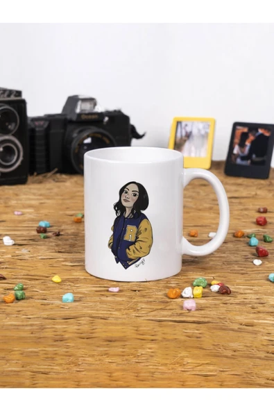 Panorama Ajans The Serpent Tasarım Minimalist Beyaz Kupa Bardak ürün görseli