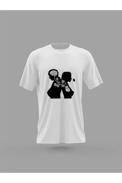 Panorama Ajans Black White Çift Baskılı T-shirt ürün görseli 1
