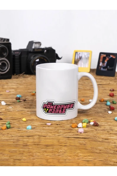 Panorama Ajans The Powerpuff Girls Tasarım Beyaz Kupa Bardak ürün görseli