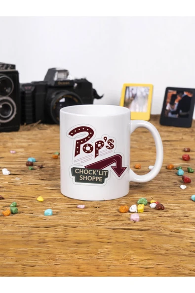 Panorama Ajans Shoppe Rozet Etiket Tasarım Beyaz Kupa Bardak ürün görseli