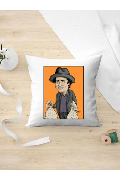 Panorama Ajans Yeşil Çam Film Severlere Zeki Alasya Tasarım Oda Dekoru Arkadaşa Kişiye Hediyelik Yastık Kılıfı ürün görseli 1