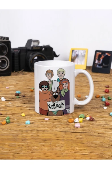Panorama Ajans Scooby Doo Ekip Beyaz Kupa Bardak ürün görseli