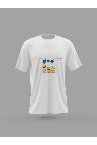 Panorama Ajans Minions Baskılı T-shirt ürün görseli 1