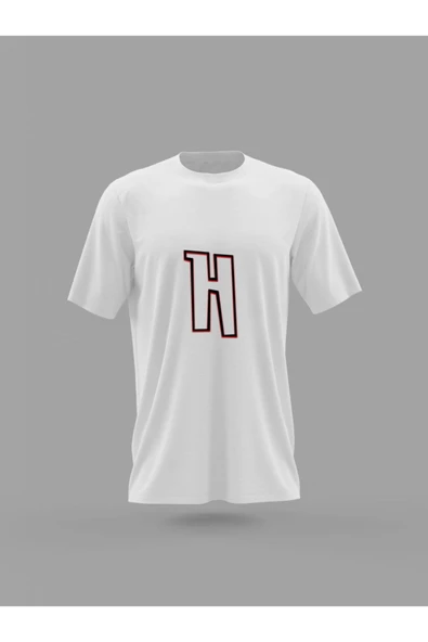 Panorama Ajans H Harfi Baskılı T-shirt ürün görseli 1