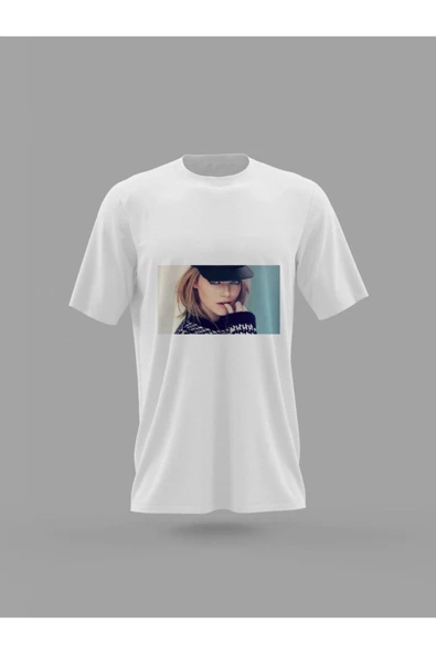 Panorama Ajans Emma Stone Mavi Göz Güzel Kadın Baskılı T-shirt ürün görseli 1